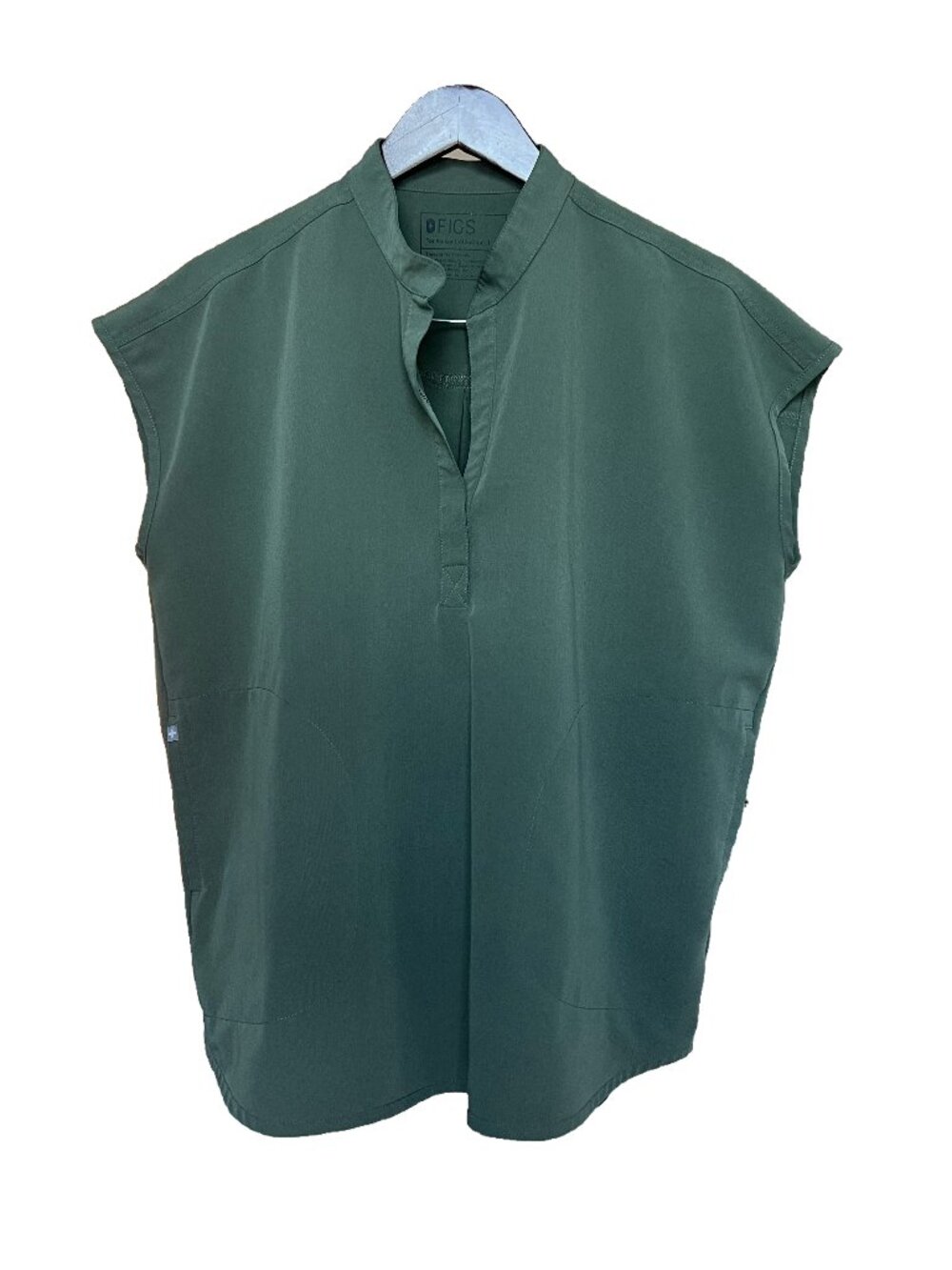 FIGS Moss Rafaela Oversized Scrub Top Medium